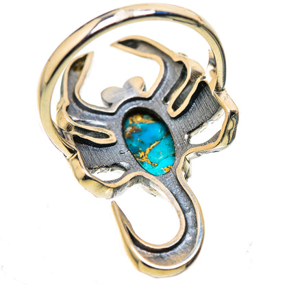 Kingman Mohave Turquoise Ring Size 7.25 (925 Sterling Silver) RING136054