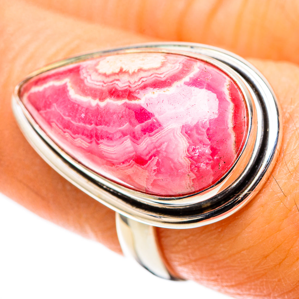Rhodochrosite 925 Sterling Silver Ring Size 7.25 (925 Sterling Silver) RING137653