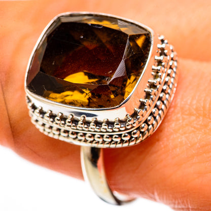 Smoky Quartz Ring Size 9 (925 Sterling Silver) RING134626