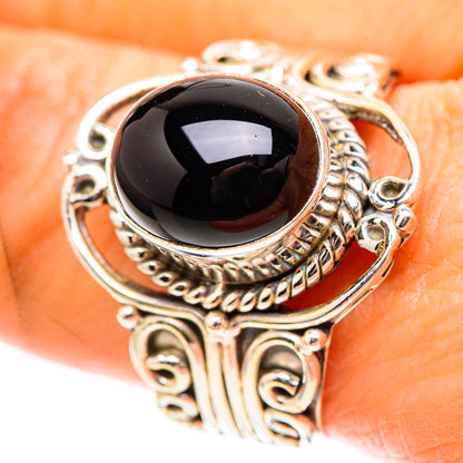 Black Onyx 925 Sterling Silver Ring Size 10.5 (925 Sterling Silver) RING137185