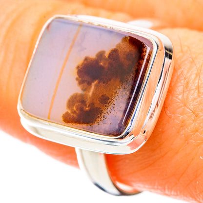 Scenic Dendritic Agate Ring Size 9 (925 Sterling Silver) RING135218