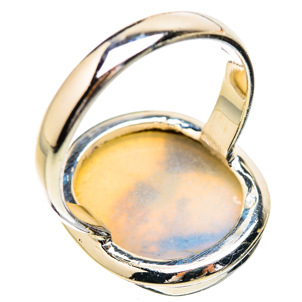 Scenic Dendritic Agate 925 Sterling Silver Ring Size 9 Ana Co R135217