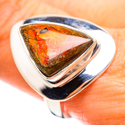 Ammolite 925 Sterling Silver Ring Size 9.75 Ana Co R136257