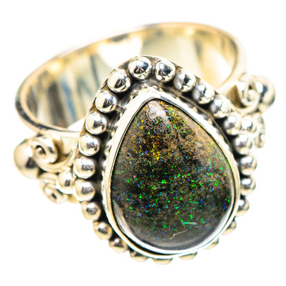 Andamooka Opal Ring Size 6.25 (925 Sterling Silver) RING136652