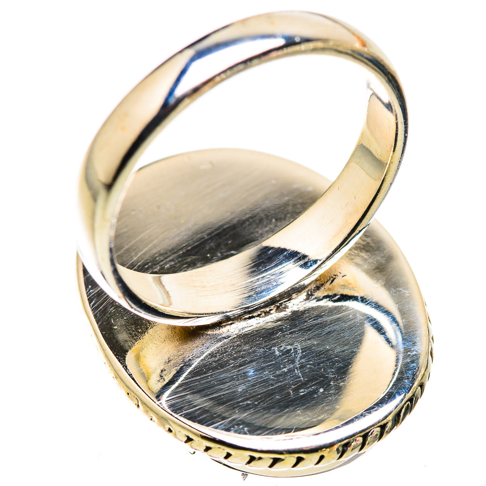 Green Moonstone Ring Size 6.75 (925 Sterling Silver) RING135662