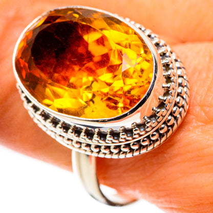 Mandarin Citrine Ring Size 10 (925 Sterling Silver) RING134834