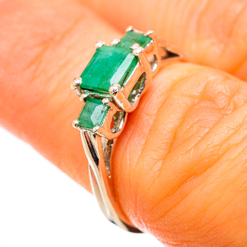 Ana Silver Co Emerald Ring Size 6.25 (925 Sterling Silver)