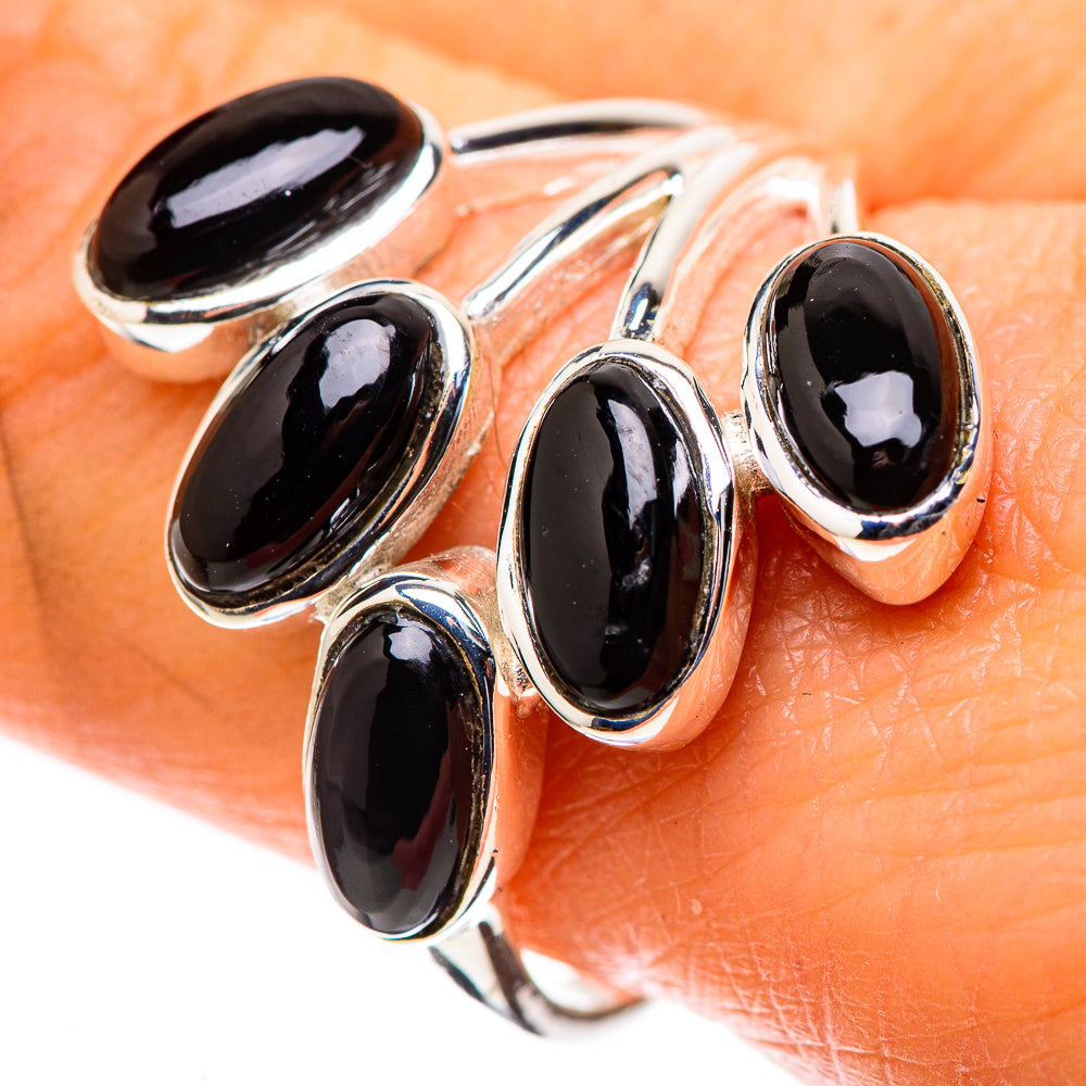 Black Onyx 925 Sterling Silver Ring Size 9.5 (925 Sterling Silver) RING137606