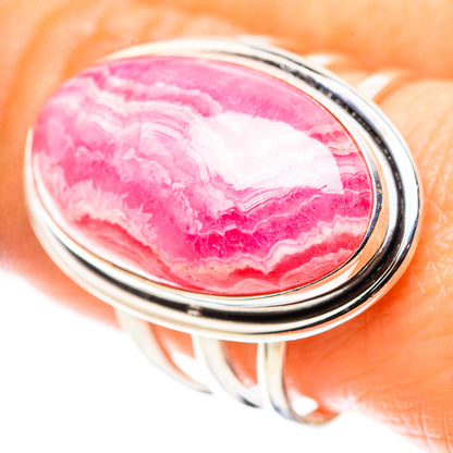 Large Rhodochrosite Ring Size 9.5 (925 Sterling Silver) RING136926