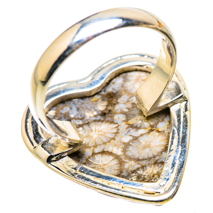 Fossil Coral Ring Size 8 (925 Sterling Silver) RING134961
