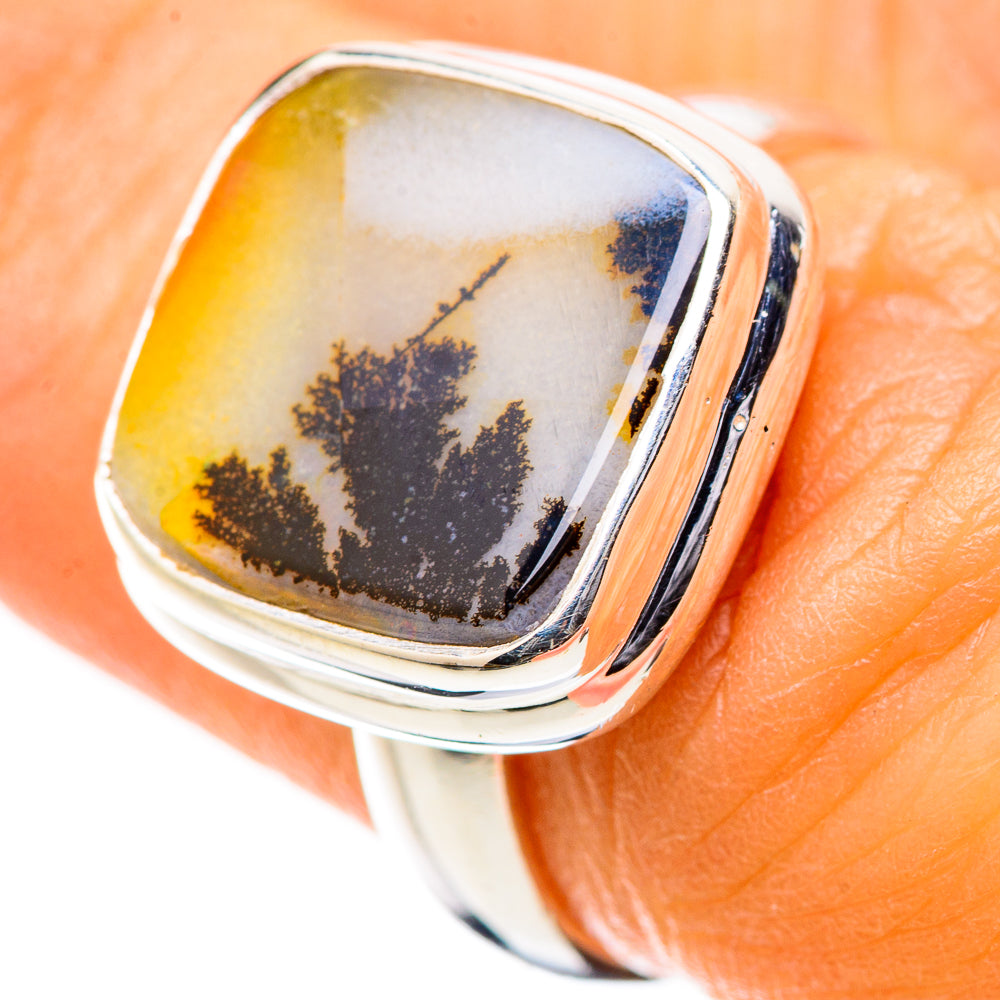 Ana Silver Co Scenic Dendritic Agate Ring Size 6.25 (925 Sterling Silver)