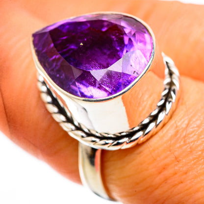 Amethyst Ring Size 7.25 (925 Sterling Silver) RING134873
