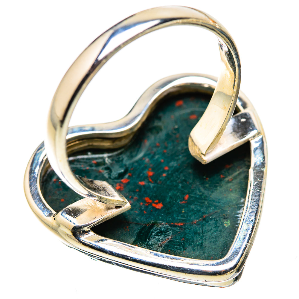 Large Bloodstone Ring Size 12 (925 Sterling Silver) RING135729