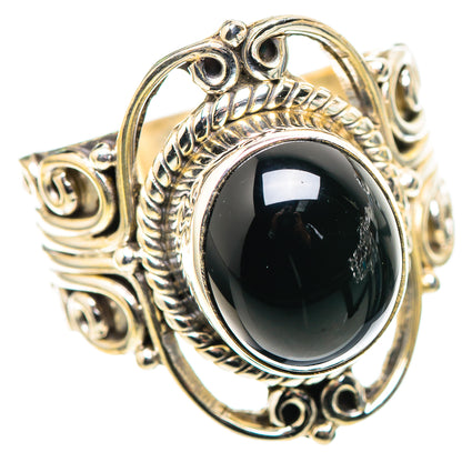 Black Onyx Ring Size 6.5 (925 Sterling Silver) RING136781