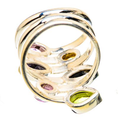 Ana Silver Co Amethyst, Citrine, Peridot, Tanzanite Ring Size 8.25 (925 Sterling Silver)