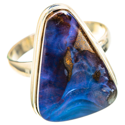 Australian Boulder Opal Ring Size 9.75 (925 Sterling Silver) RING136998