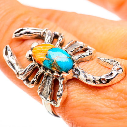 Spiny Oyster Turquoise Ring Size 8 (925 Sterling Silver) RING134840