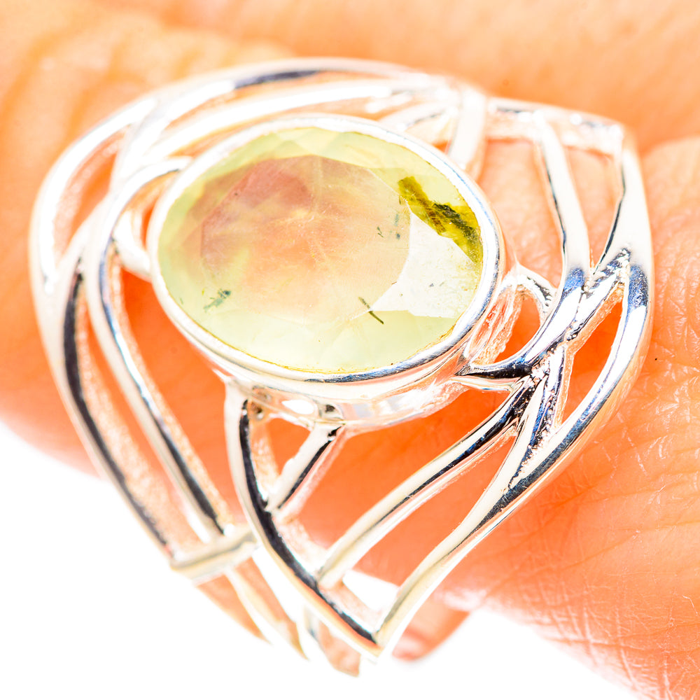 Prehnite 925 Sterling Silver Ring Size 10.75 (925 Sterling Silver) RING137416