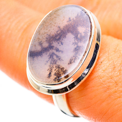 Ana Silver Co Scenic Dendritic Agate Ring Size 8 (925 Sterling Silver)