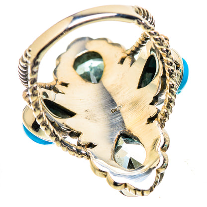 Large Blue Topaz, Sleeping Beauty Turquoise Ring Size 6 (925 Sterling Silver) RING135374