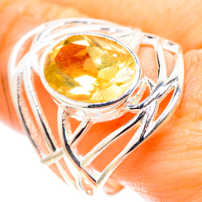 Faceted Citrine 925 Sterling Silver Ring Size 9 (925 Sterling Silver) RING137491