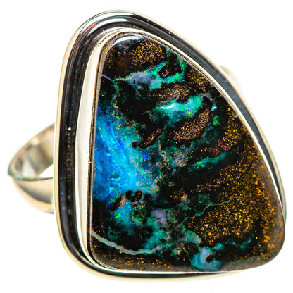 Boulder Opal 925 Sterling Silver Ring Size 9.5 (925 Sterling Silver) RING137793