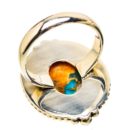 Ana Silver Co Spiny Oyster Turquoise Ring Size 6.25 (925 Sterling Silver)