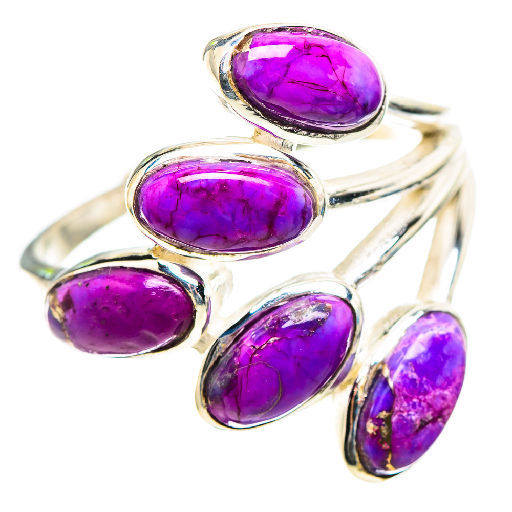 Purple Copper Composite Turquoise Ring Size 9.25 (925 Sterling Silver) RING136670