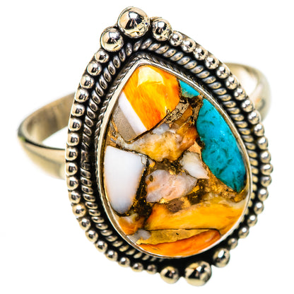 Spiny Oyster Turquoise Ring Size 11.75 (925 Sterling Silver) RING135227