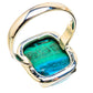 Malachite In Chrysocolla Ring Size 9.75 (925 Sterling Silver) RING135494