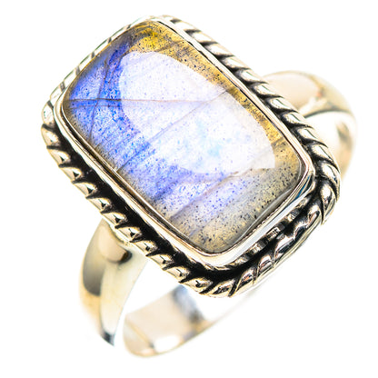 Labradorite Ring Size 7.75 (925 Sterling Silver) RING136706