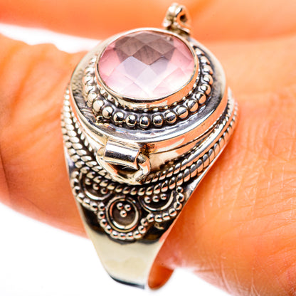 Poison Rose Quartz 925 Sterling Silver Ring Size 11.75 (925 Sterling Silver) RING137628