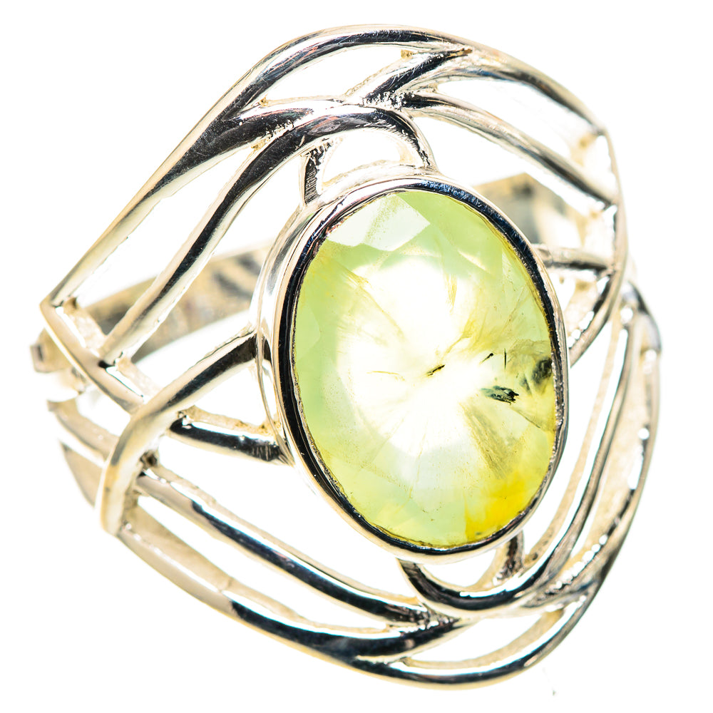 Prehnite 925 Sterling Silver Ring Size 10.5 (925 Sterling Silver) RING137519