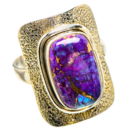 Purple Copper Composite Turquoise Ring Size 9.5 (925 Sterling Silver) RING136423