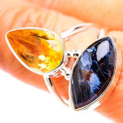 Large Pietersite, Citrine Ring Size 9.25 (925 Sterling Silver) RING136957