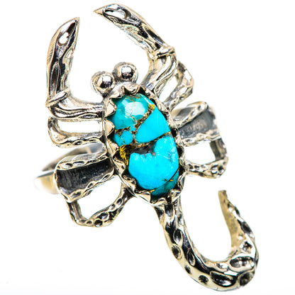 Kingman Mohave Turquoise Ring Size 8.25 (925 Sterling Silver) RING136039