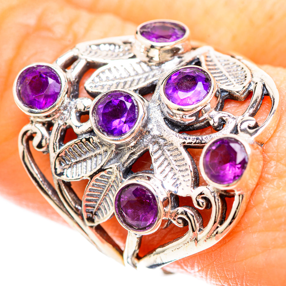 Faceted Amethyst Ring Size 9 (925 Sterling Silver) RING136472