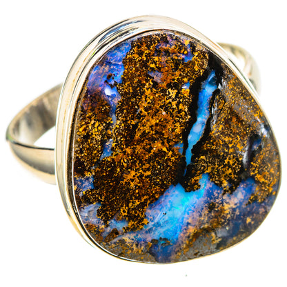 Boulder Opal 925 Sterling Silver Ring Size 10 (925 Sterling Silver) RING137638