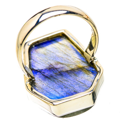 Ana Silver Co Large Labradorite Ring Size 8 (925 Sterling Silver)