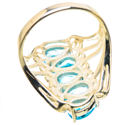 Blue Topaz Ring Size 8 (925 Sterling Silver) RING134622
