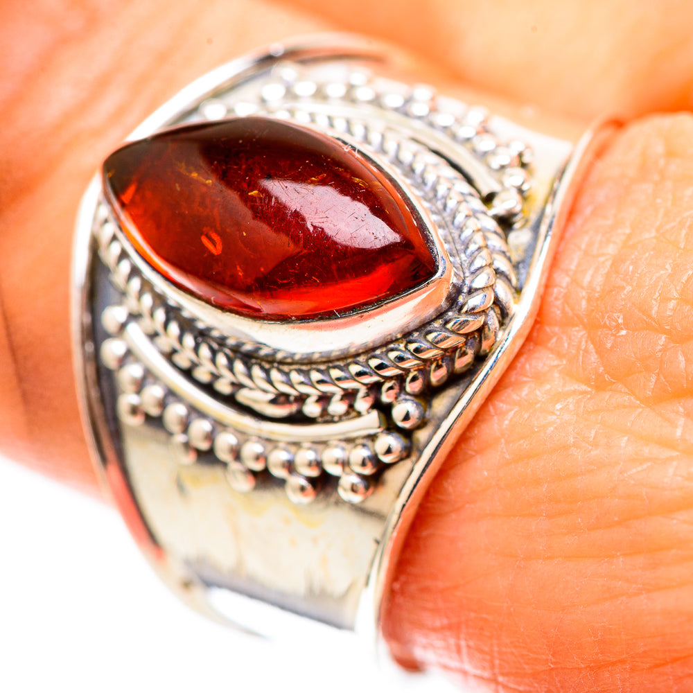 Baltic Amber 925 Sterling Silver Ring Size 10 Ana Co R136253