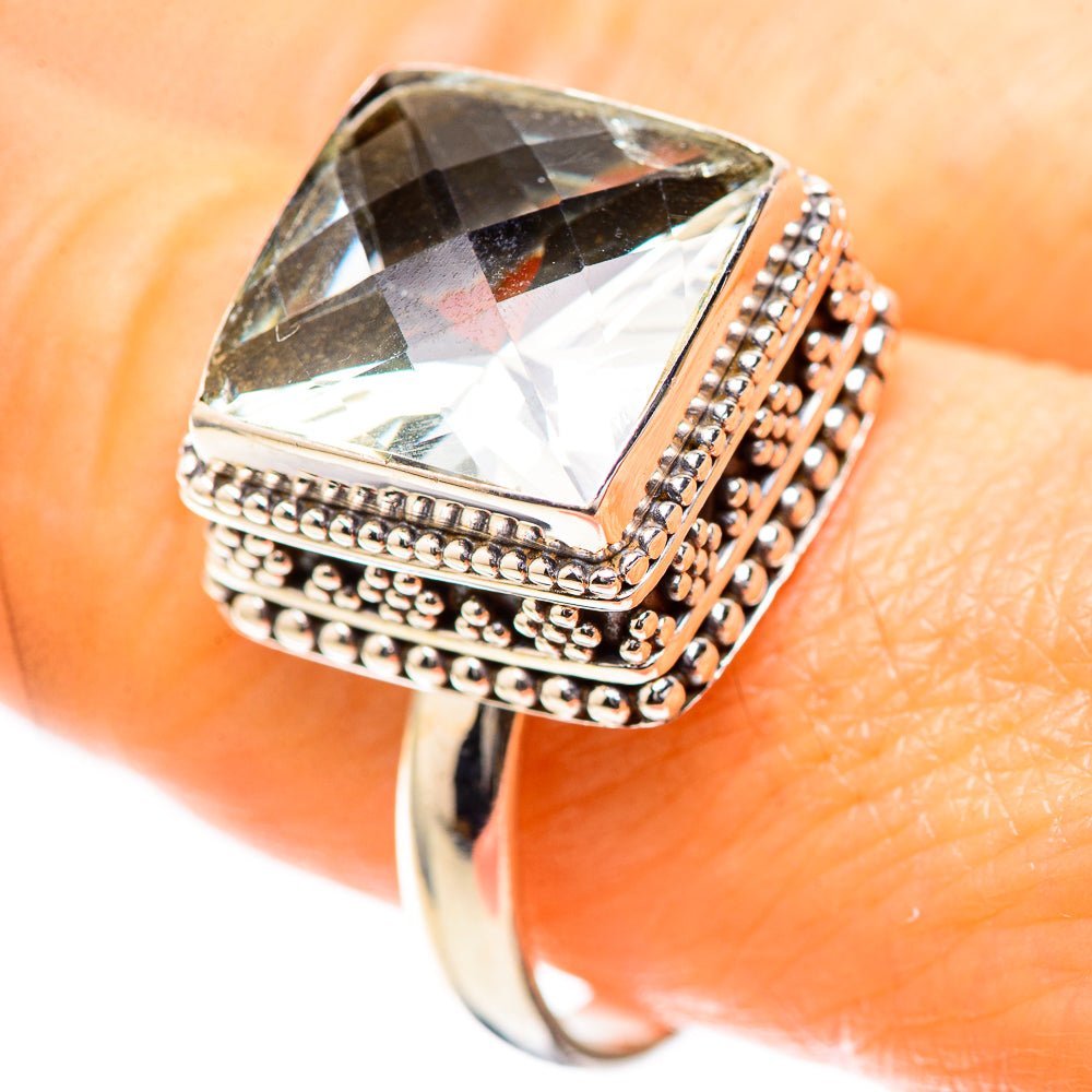 White Quartz Ring Size 10 (925 Sterling Silver) RING136711