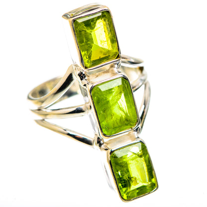 Large Peridot Ring Size 7.25 (925 Sterling Silver) RING136079