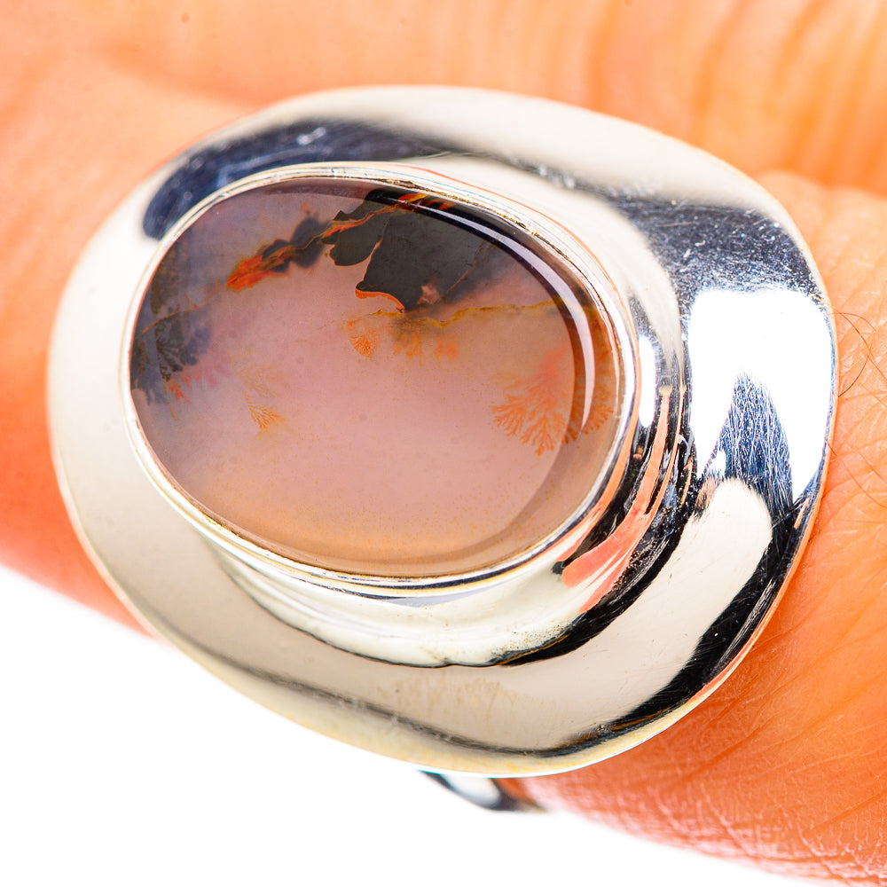 Ana Silver Co Scenic Dendritic Agate Ring Size 7.25 (925 Sterling Silver)