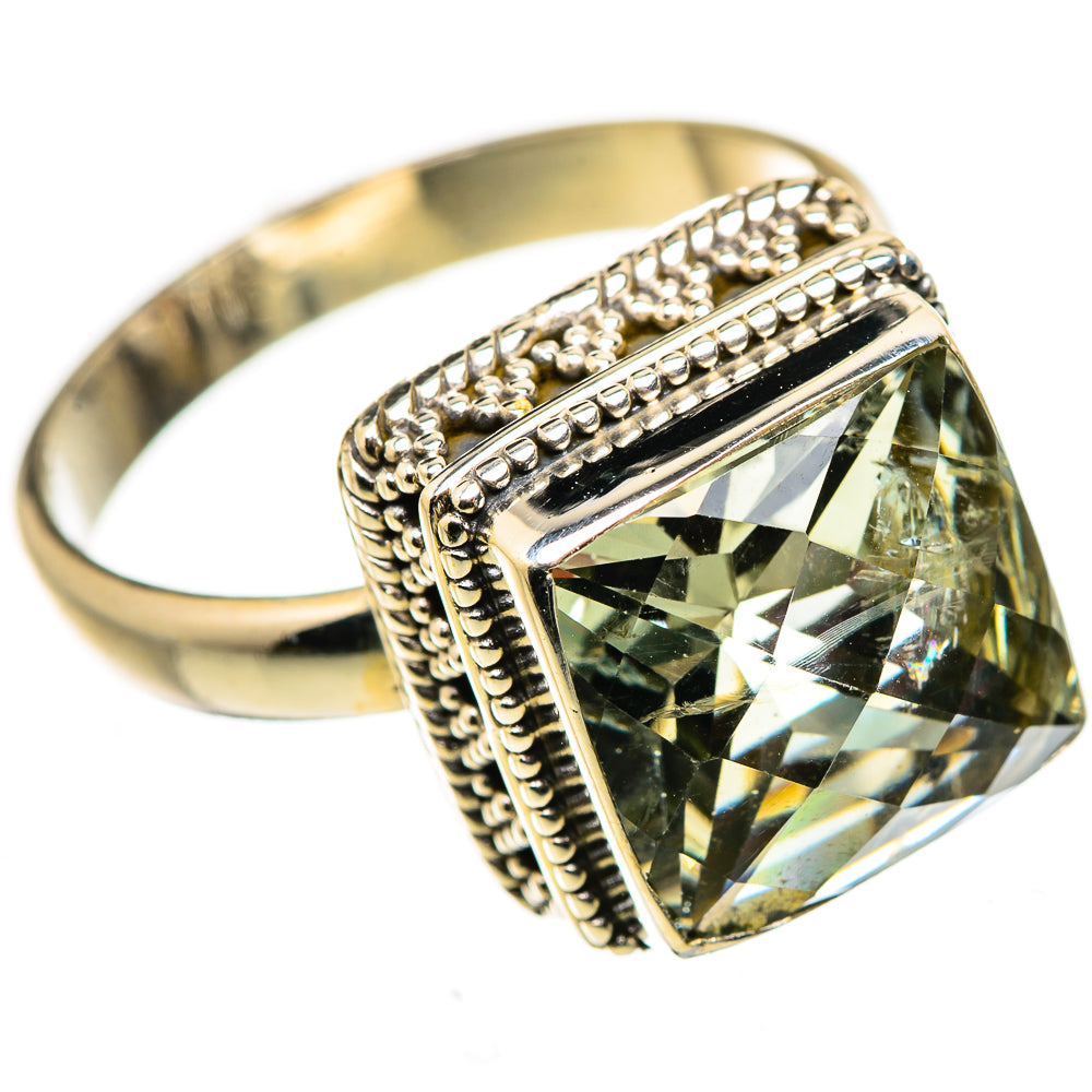 Green Amethyst Ring Size 11 (925 Sterling Silver) RING134899