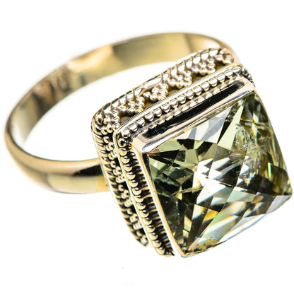 Green Amethyst Ring Size 11 (925 Sterling Silver) RING134899