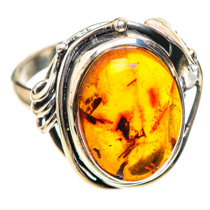 Baltic Amber 925 Sterling Silver Ring Size 8 Ana Co R136213