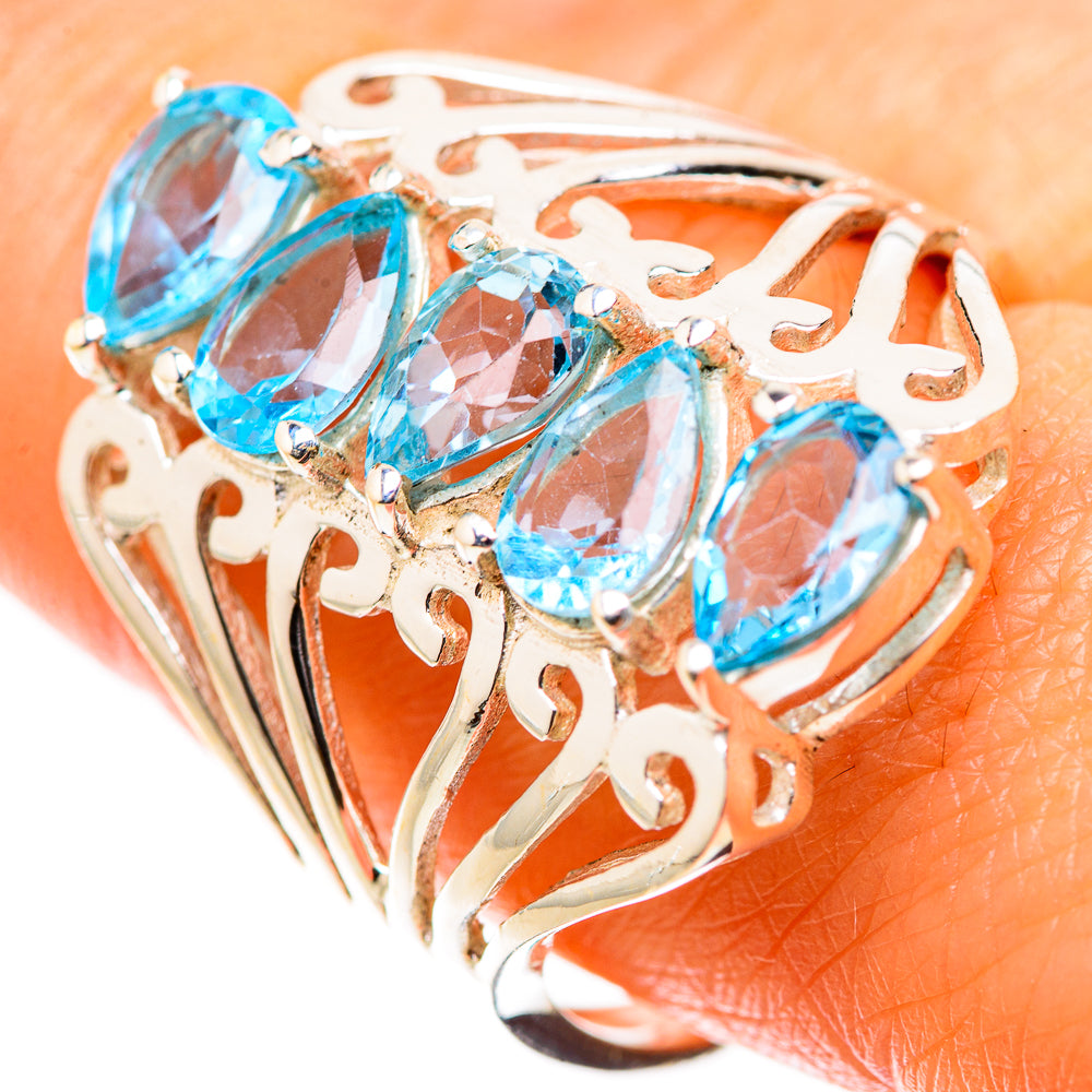 Ana Silver Co Blue Topaz Ring Size 9.75 (925 Sterling Silver)