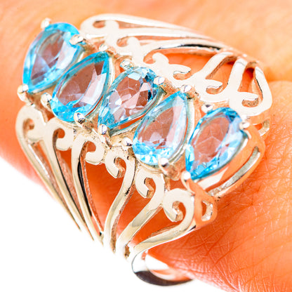 Ana Silver Co Blue Topaz Ring Size 9.75 (925 Sterling Silver)