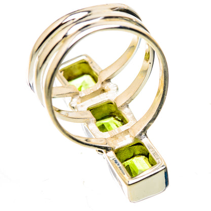 Large Peridot Ring Size 6.5 (925 Sterling Silver) RING136110